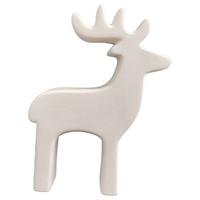 dekoračný los JOSHI - biela, Konventionell, keramika (11,3/14,9/3,7cm) - Modern Living