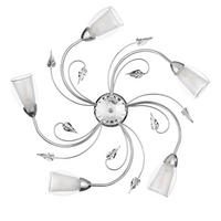 Deckenleuchte Luci Chromfarben D: 60 Cm - Chromfarben, Basics, Glas/Metall (60/20cm)