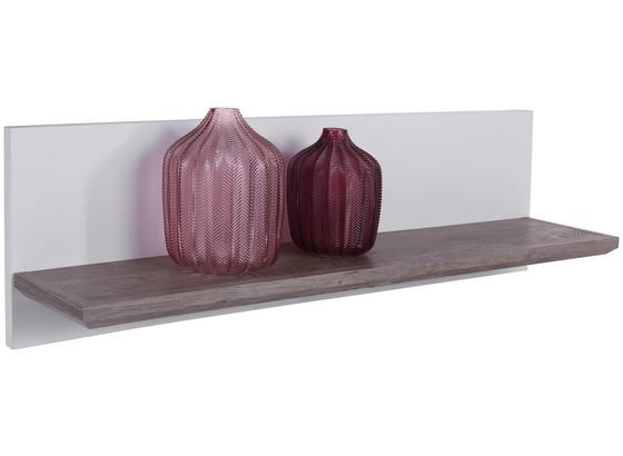 Wandboard Nagos B:110cm, Weiß/ Ribbeck Eiche Dekor - Eichefarben/Weiß, MODERN, Holzwerkstoff (110/30/22,4cm) Wandboard Nagos B:110cm, Weiß/ Ribbeck Eiche Dekor - Eichefarben/Weiß, MODERN, Holzwerkstoff (110/30/22,4cm)