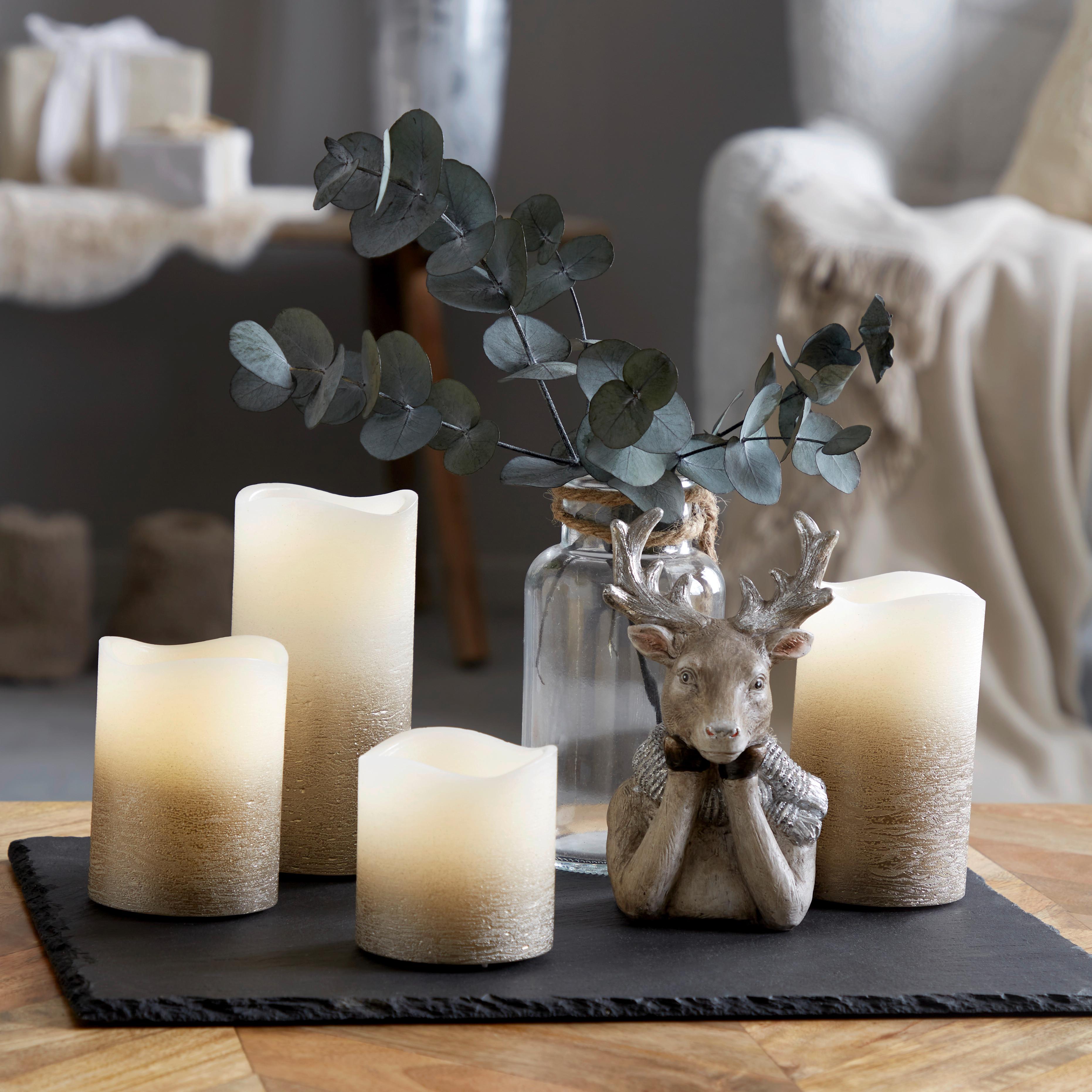 LED-Kerzenset in 4 verschiedenen Größen