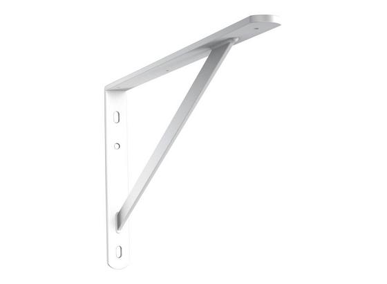 Fachbodenhalter Obelix - Weiß, MODERN, Metall (30cm) Fachbodenhalter Obelix - Weiß, MODERN, Metall (30cm)