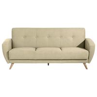 3-Sitzer-Sofa Jerry Beige - Beige/Naturfarben, Design, Textil (208/85/82cm) - Max Winzer