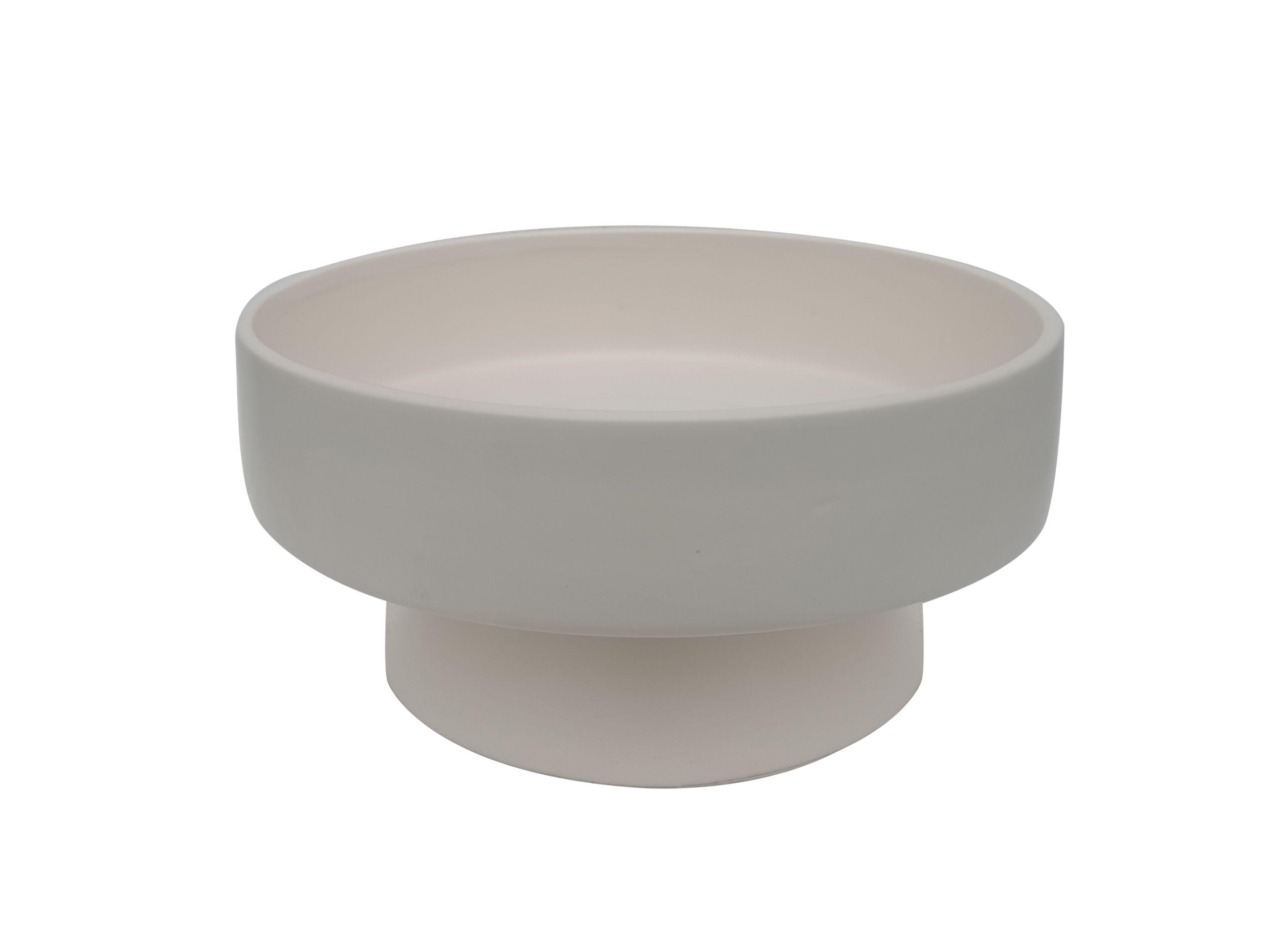 Dekorační Miska Bowl, Ø: 24cm - bílá, Moderní, keramika (24,5/12cm) - Modern Living