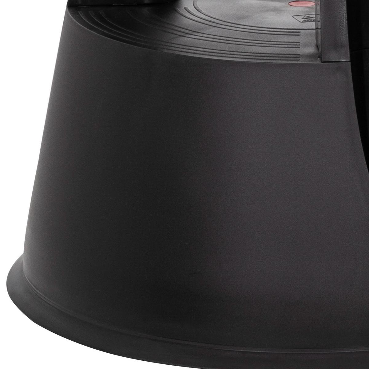 Tritthocker Tio-M I Schwarz - Schwarz, MODERN, Kunststoff (48/43/48cm) - MID.YOU