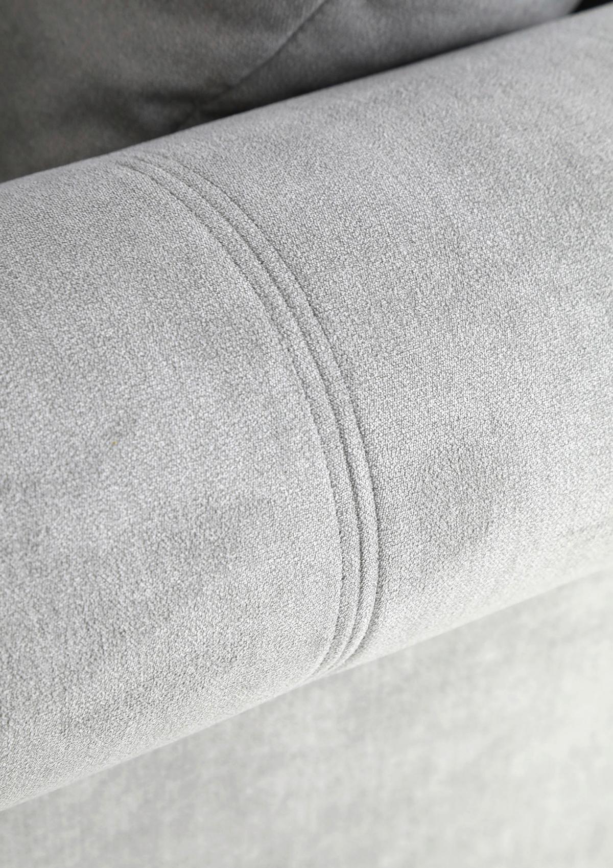 Bigsofa Lamour - Dunkelbraun/Hellgrau, KONVENTIONELL, Holz/Textil (270/80/110cm) - Livetastic