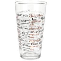 Latte-macchiato-glas Ken - Transparent, MODERN, Glas (7,9/14,3cm) - Luca Bessoni