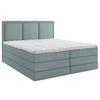 Boxspringbett Swing Petrol H2xh3 200x200cm - Petrol, Design, Holzwerkstoff/Textil (200/200cm) - MID.YOU