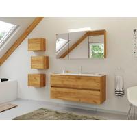 BADEZIMMER Limes, Eichefarben B: 120 cm - Eichefarben/Weiß, Basics, Holzwerkstoff/Stein (120cm) - MID.YOU