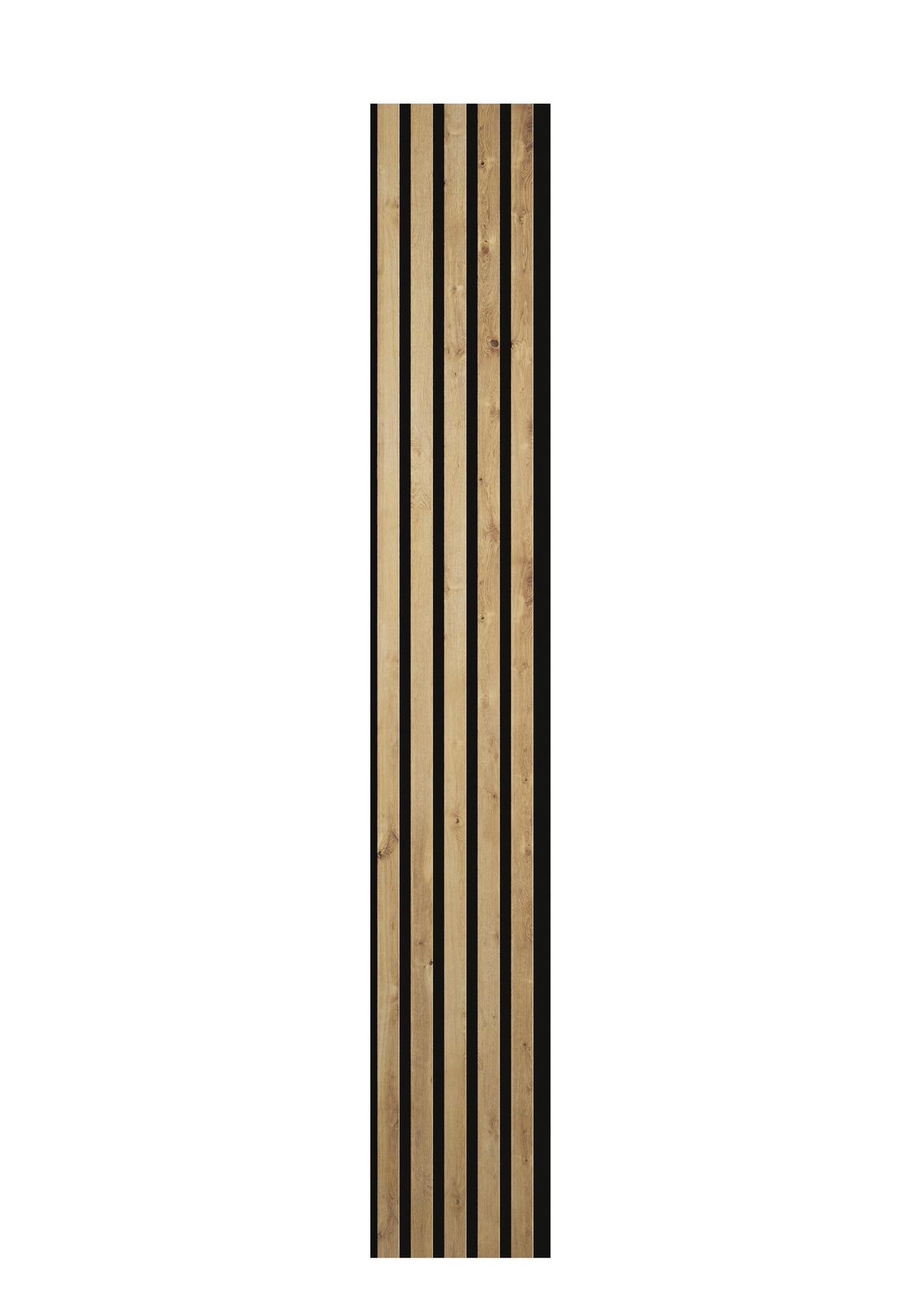 Wandpaneel Anna - Eiche Wotan, MODERN, Holzwerkstoff (18,6/119cm)