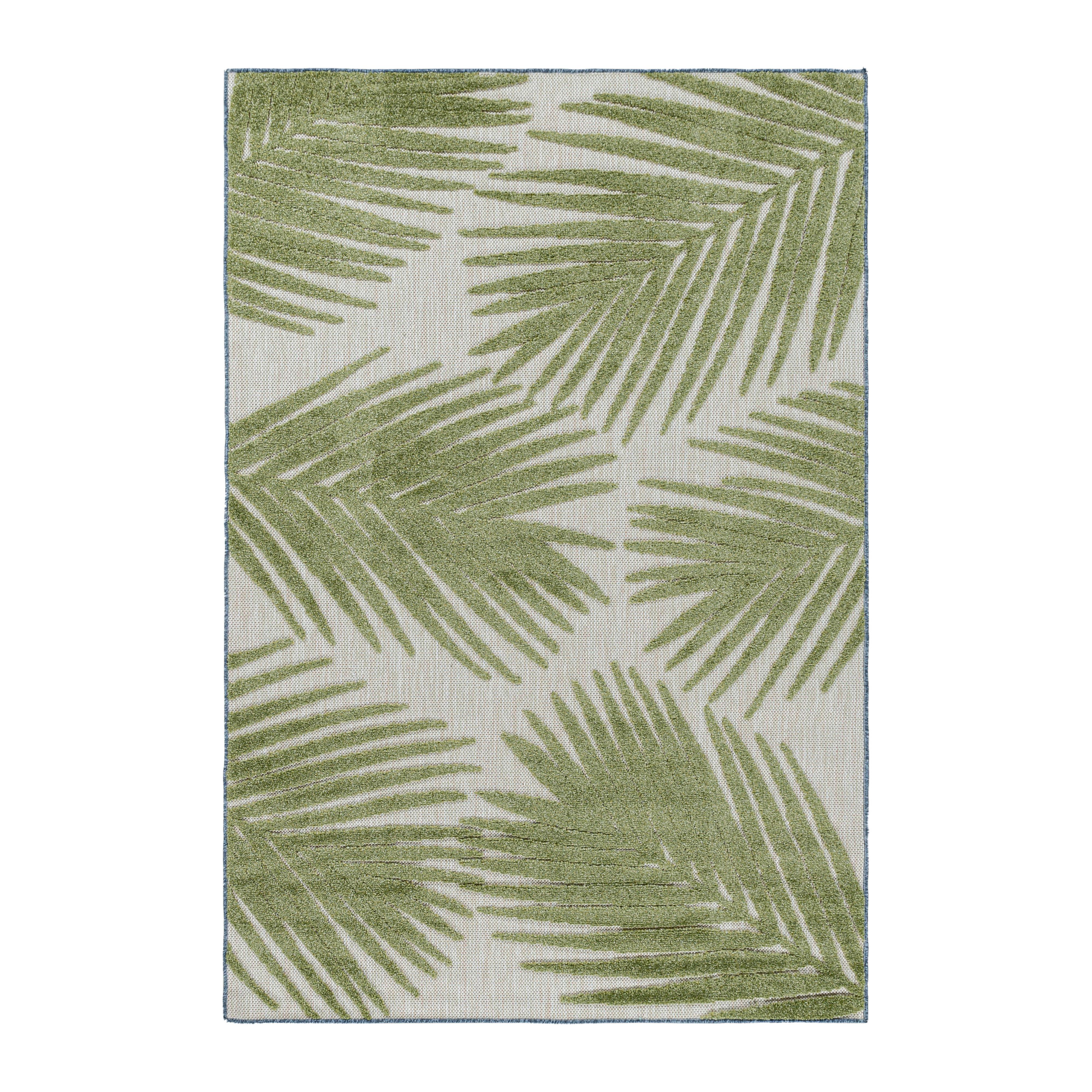 Flachwebteppich Bahama - Grün, Design, Textil (140/200cm) - Novel