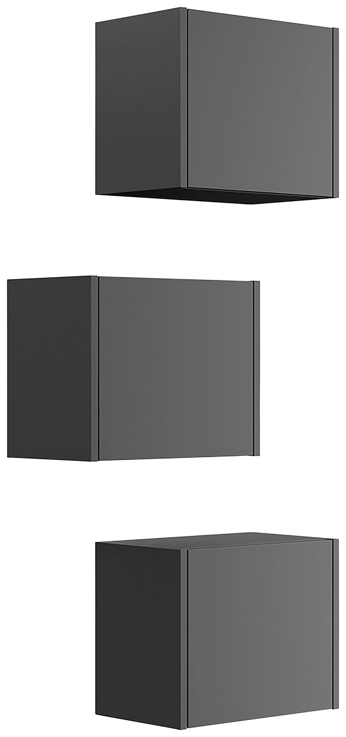 Hängeschrank Limes Graphitfarben B: 41,4 Cm - Graphitfarben, MODERN, Holzwerkstoff (41,4/33,3/25cm) - MID.YOU