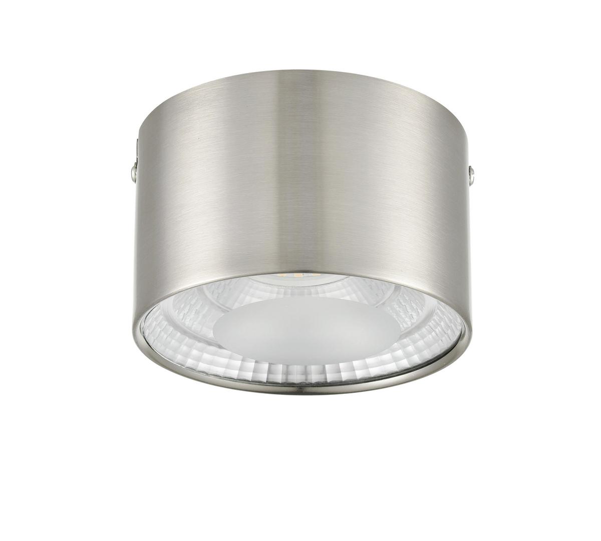 Stropní svítidlo Hermo, Ø: 11cm, 12 Watt - průhledné/barvy niklu, Moderní, kov/plast (11/7cm) - Modern Living