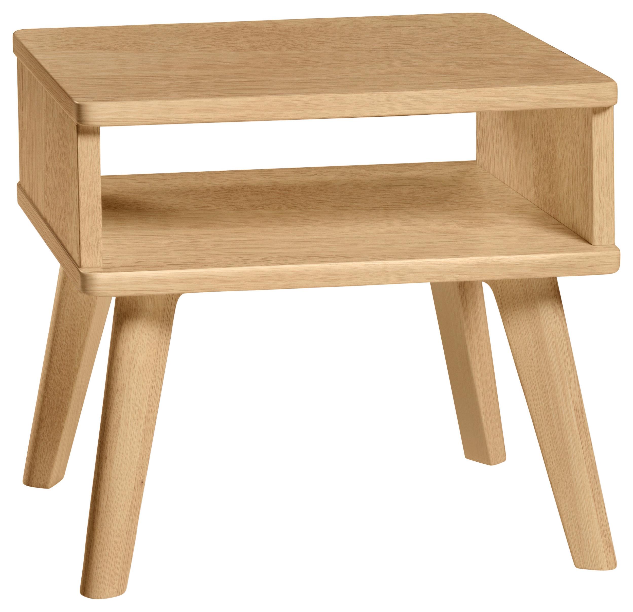 Nachtkästchen Lounge, Eichefarben B: 48 Cm - Eichefarben, Design, Holz (48/38/42cm) - Hasena