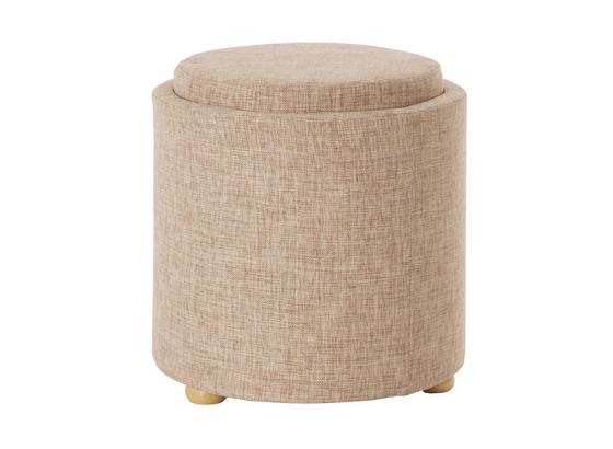 Hocker Stool D: 43 cm Samt - Goldfarben/Creme, Basics, Holzwerkstoff/Textil (43/40cm) Hocker Stool D: 43 cm Samt - Goldfarben/Creme, Basics, Holzwerkstoff/Textil (43/40cm)