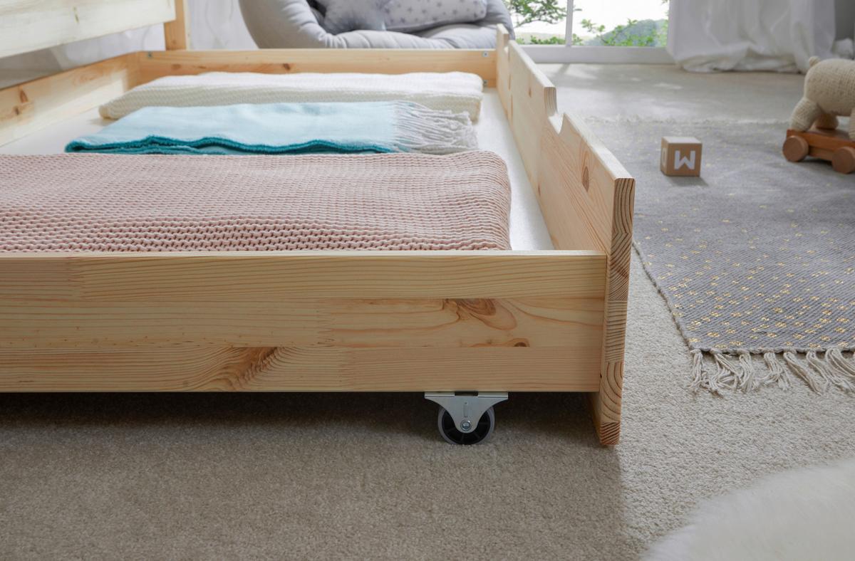 Hausbett Kay - Naturfarben, MODERN, Holz (80/160cm) - MID.YOU