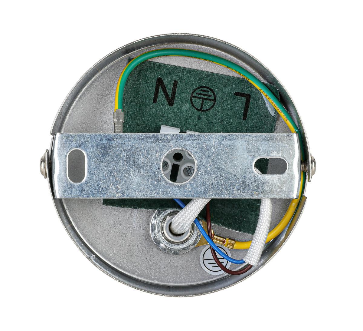 BODOVÉ SVÍTIDLO ERNESTINE - barvy chromu/barvy niklu, Romantický / Rustikální, kov/plast (14/8/7,5cm) - Mömax