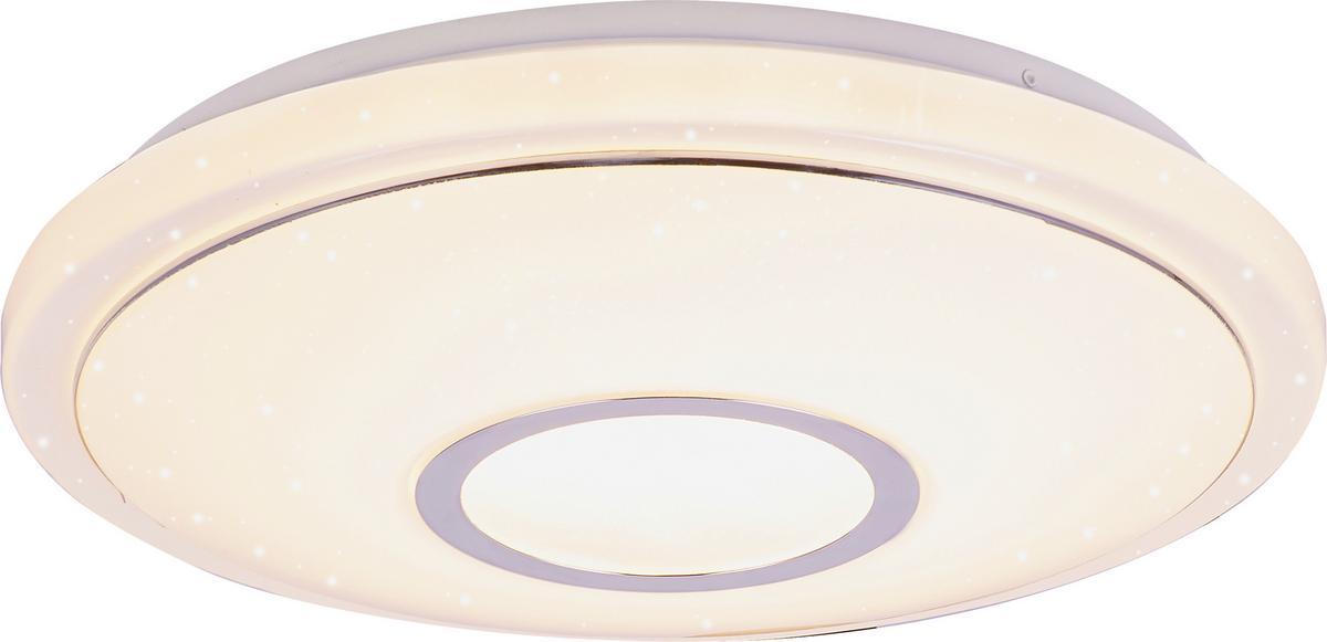 Stropní LED svítidlo Ross Ø 40cm 16 Watt - bílá, Konvenční, kov/plast (40/9cm) - Premium Living