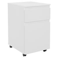 Rollcontainer Weiß Image 31, 44x73x52 cm - Weiß, KONVENTIONELL, Holzwerkstoff/Kunststoff (44/73/52cm) - MID.YOU