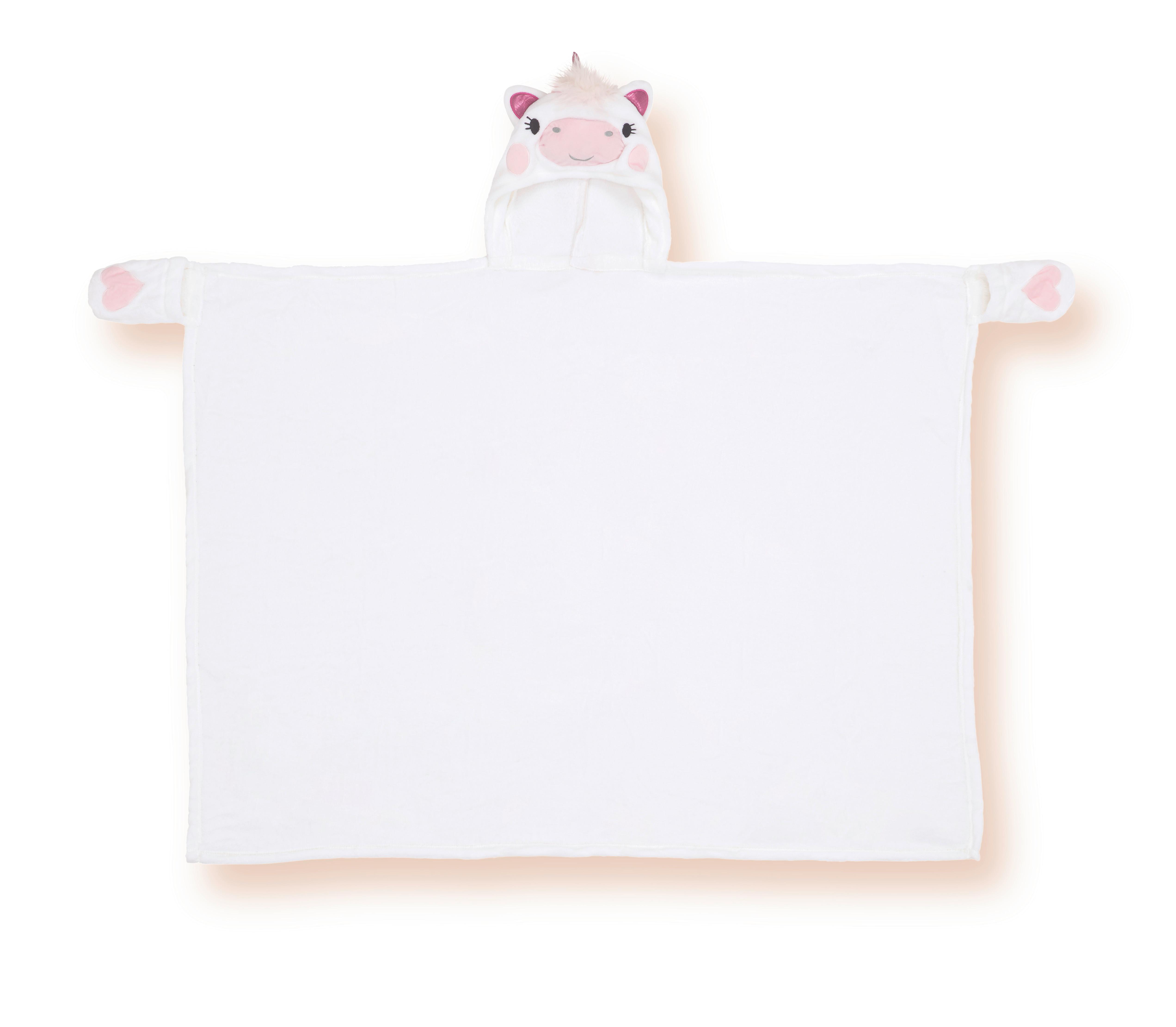Kinderdecke Marie - Lila/Weiß, KONVENTIONELL, Textil (130/100cm) - Ondega