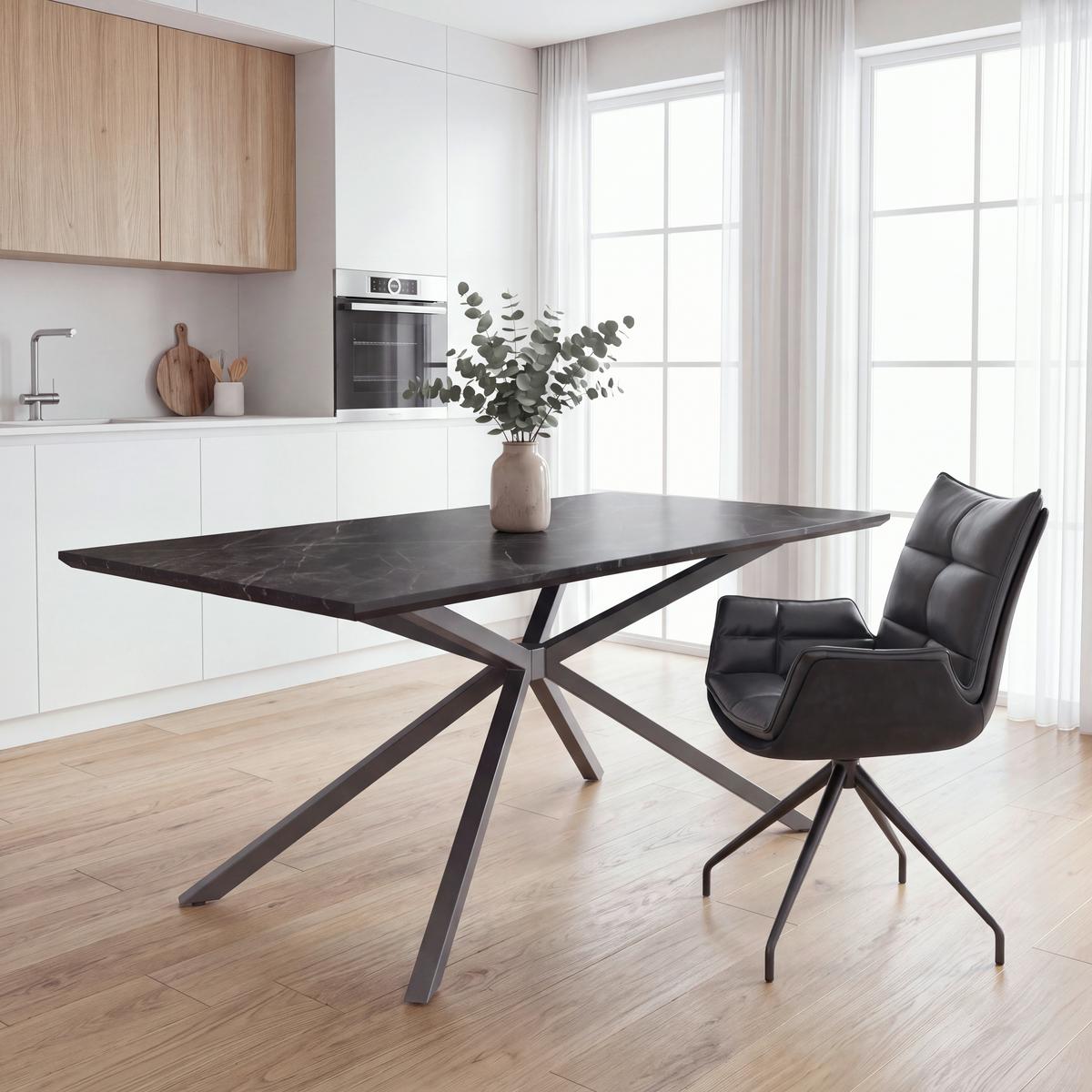 Esstisch JAMES in Grau Dekor » online kaufen