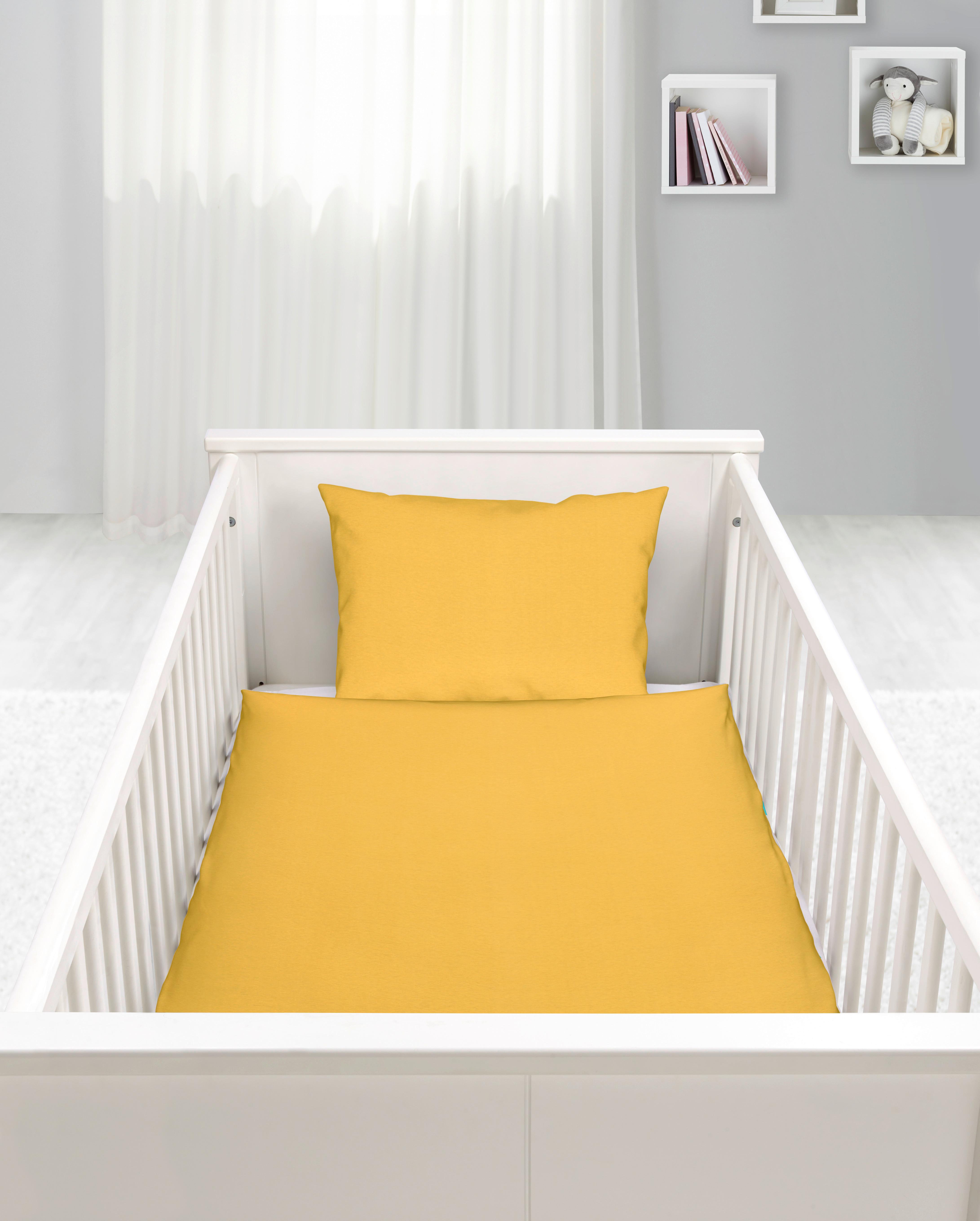 DETSKÁ POSTEĽNÁ BIELIZEŇ Toni, 100/135cm, žltá - žltá, Modern, textil (100/135cm) - Modern Living