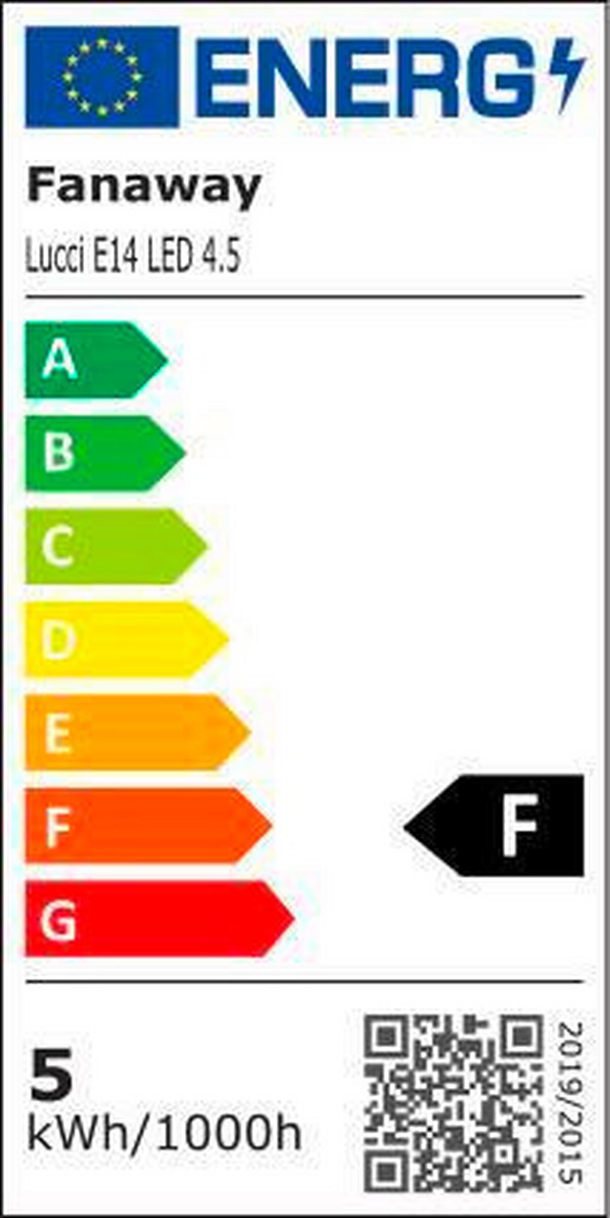 Deckenventilator Fanaway Schwarz 4-Flügel, LED-Leuchte - Transparent/Schwarz, LIFESTYLE, Kunststoff/Metall (122/50cm) - P & B