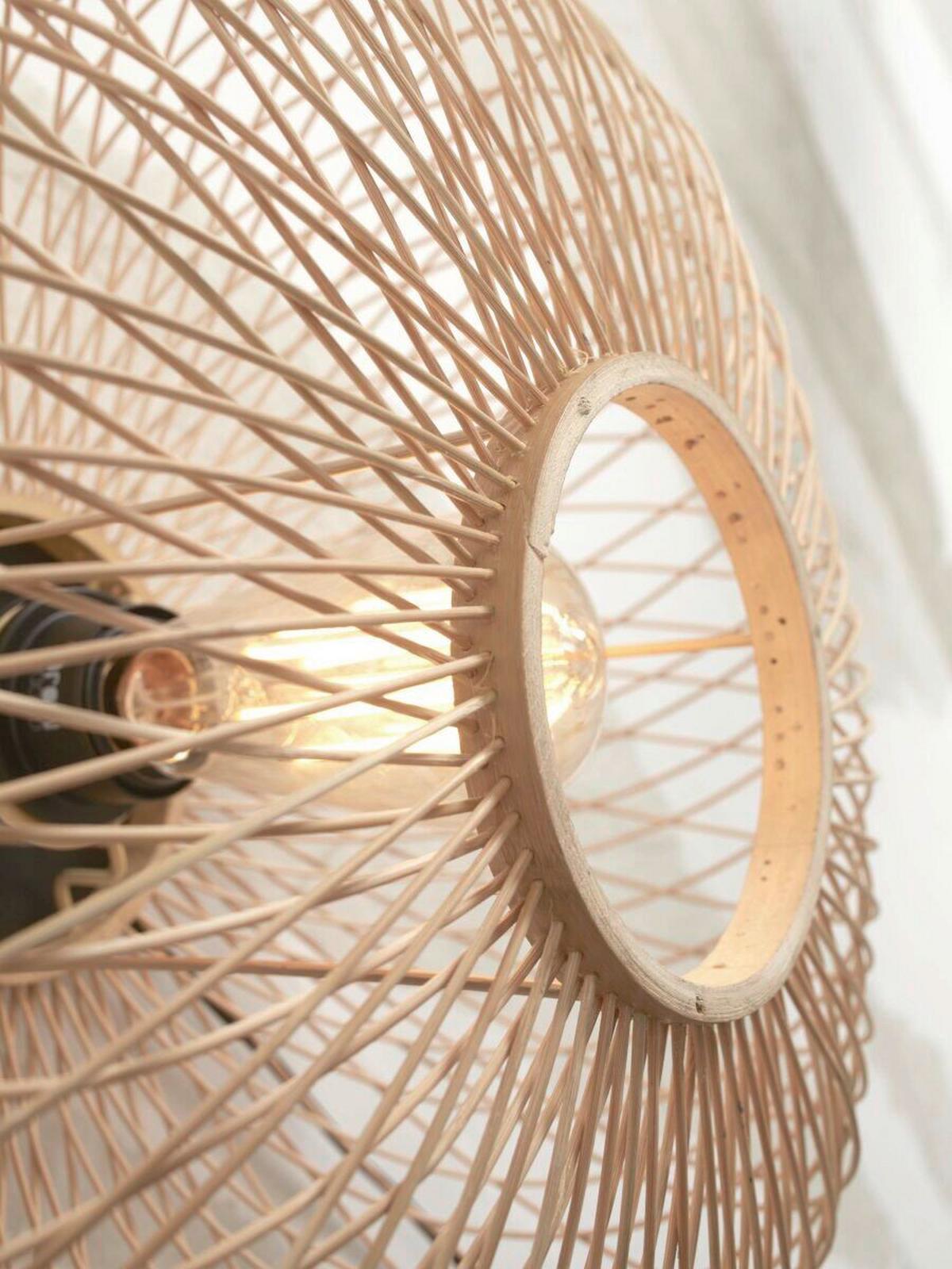 Wandleuchte Cango/W/4020/N - Naturfarben, Trend (20/40cm) - Good & Mojo
