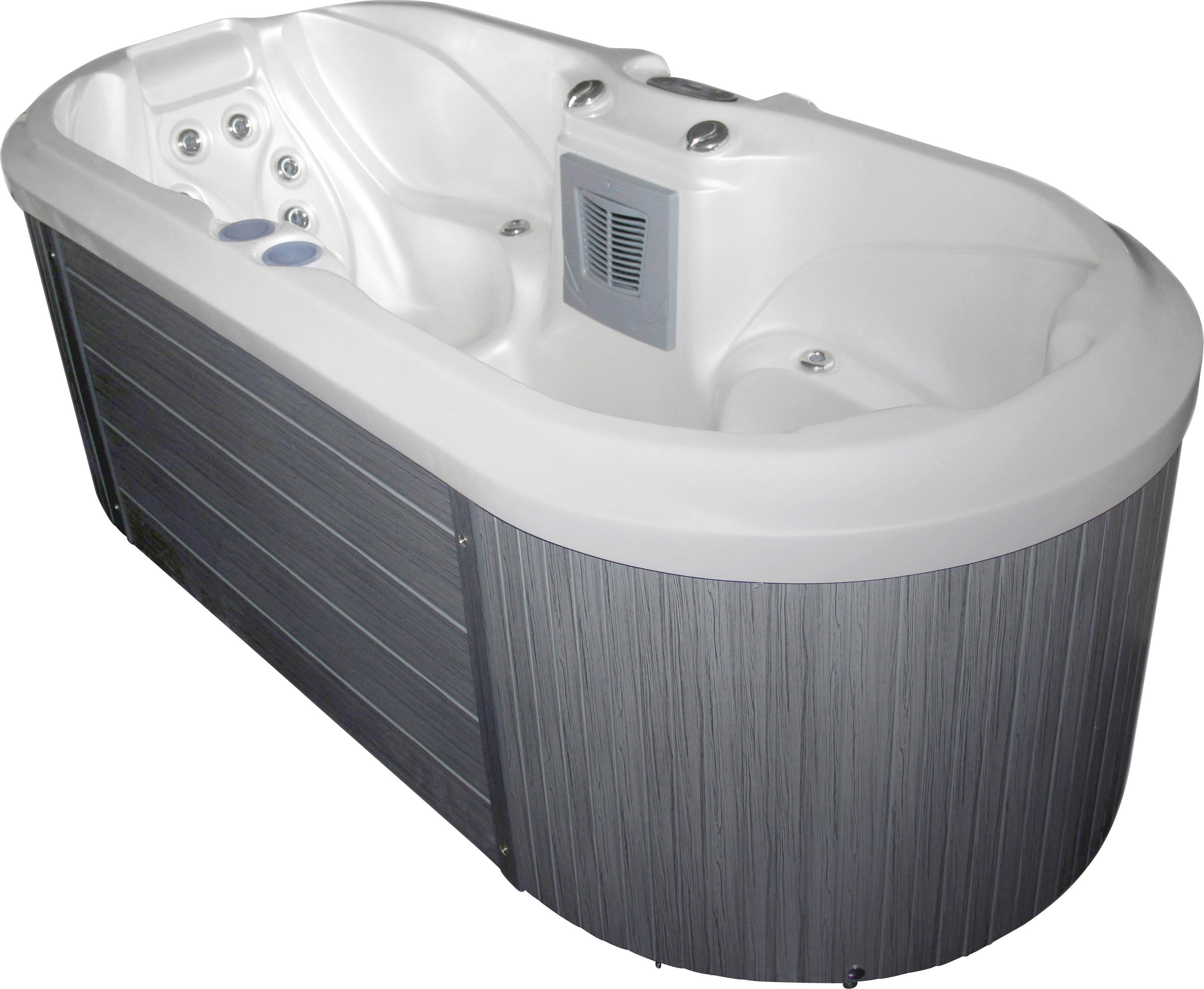 Whirlpool Acryl Como Ec2000 225x78x100 Cm - Braun/Weiß, Design, Kunststoff (225/100/78cm)