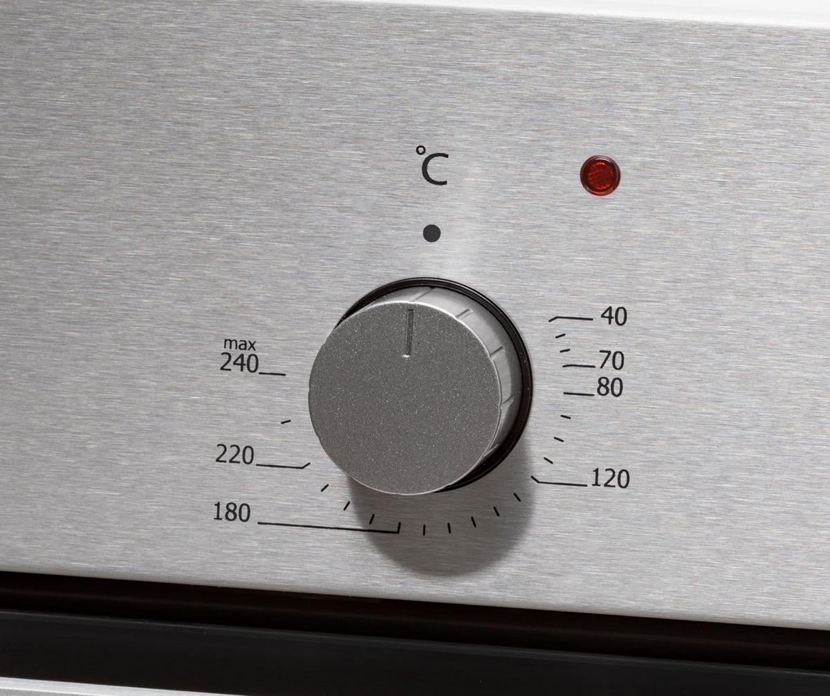 Einbau-Backofen B: 59,5 cm Schwarz/Edelstahlfarben - Edelstahlfarben/Schwarz, Trend, Glas/Metall (59,5/59,5/56,5cm) - Respekta