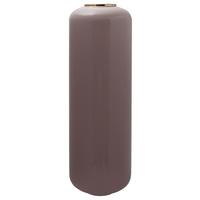 Bodenvase Art Deco Goldfarben Altrosa, D: 30 cm - Goldfarben/Altrosa, Trend, Metall (30/91cm) - Kayoom