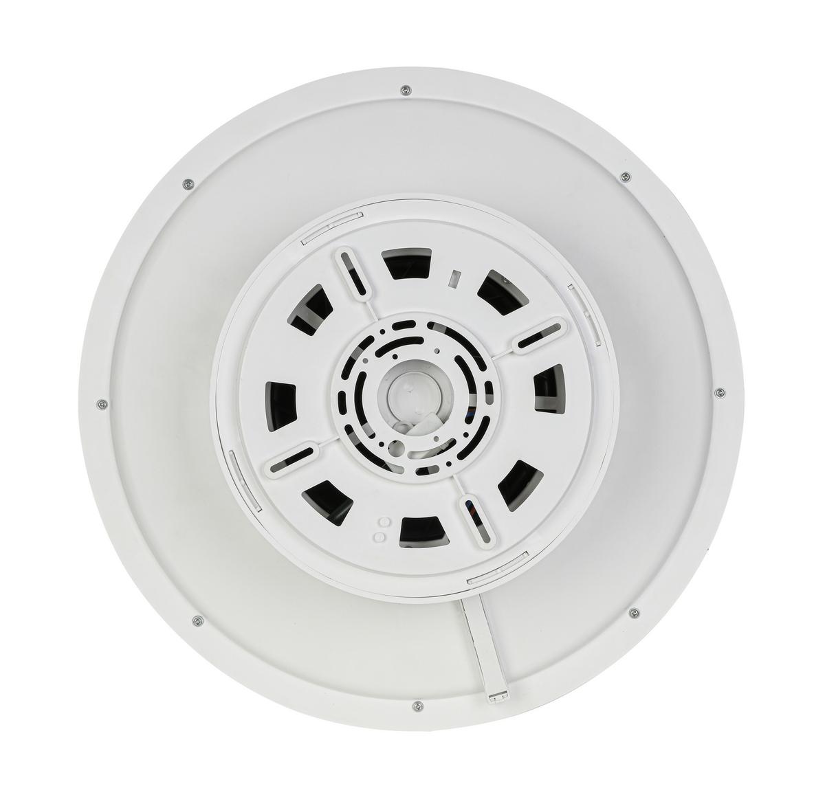 Deckenventilator Carolin - Chromfarben/Weiß, Basics, Kunststoff (42/18cm) - Luca Bessoni