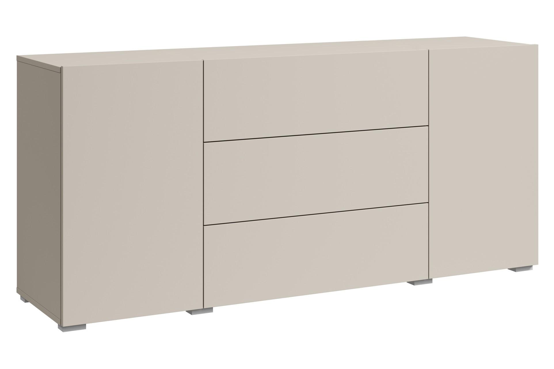 Sideboard 150cm Berlin 150 Kaschmir - Kaschmir/Grau, Design, Holzwerkstoff (150/68/38,5cm) - P & B
