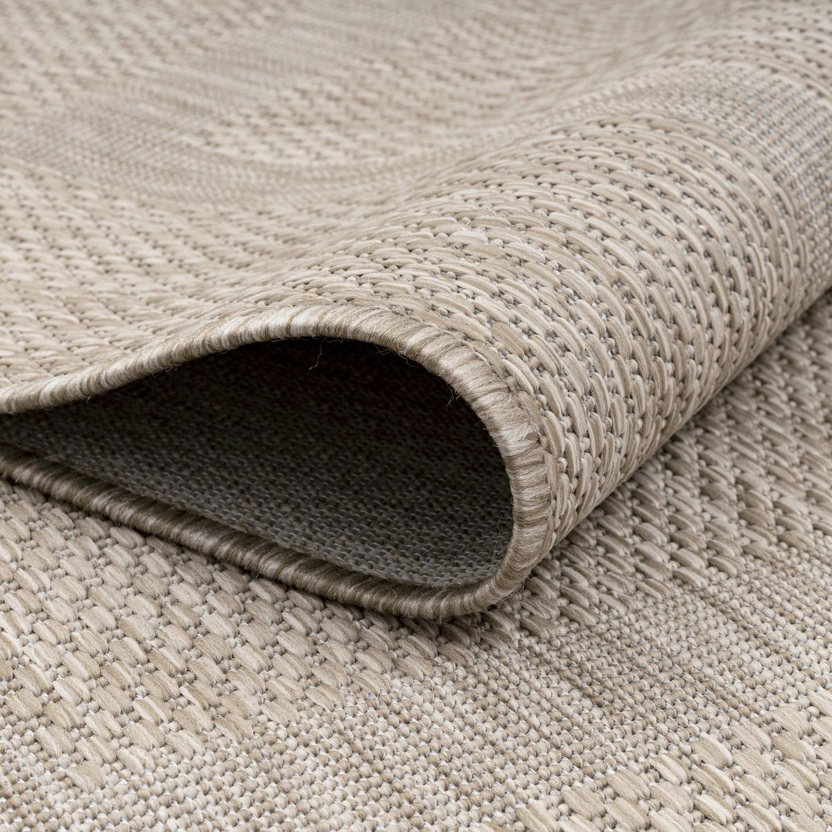 FLACHWEBETEPPICH RELAX - Beige, Basics, Textil (120/120cm) - Ayyildiz 