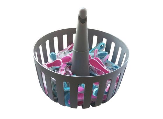 Košík Na Kolíčky Na Prádlo Emma - šedá/růžová, umělá hmota (20/9cm) - Mömax modern living Košík Na Kolíčky Na Prádlo Emma - šedá/růžová, umělá hmota (20/9cm) - Mömax modern living