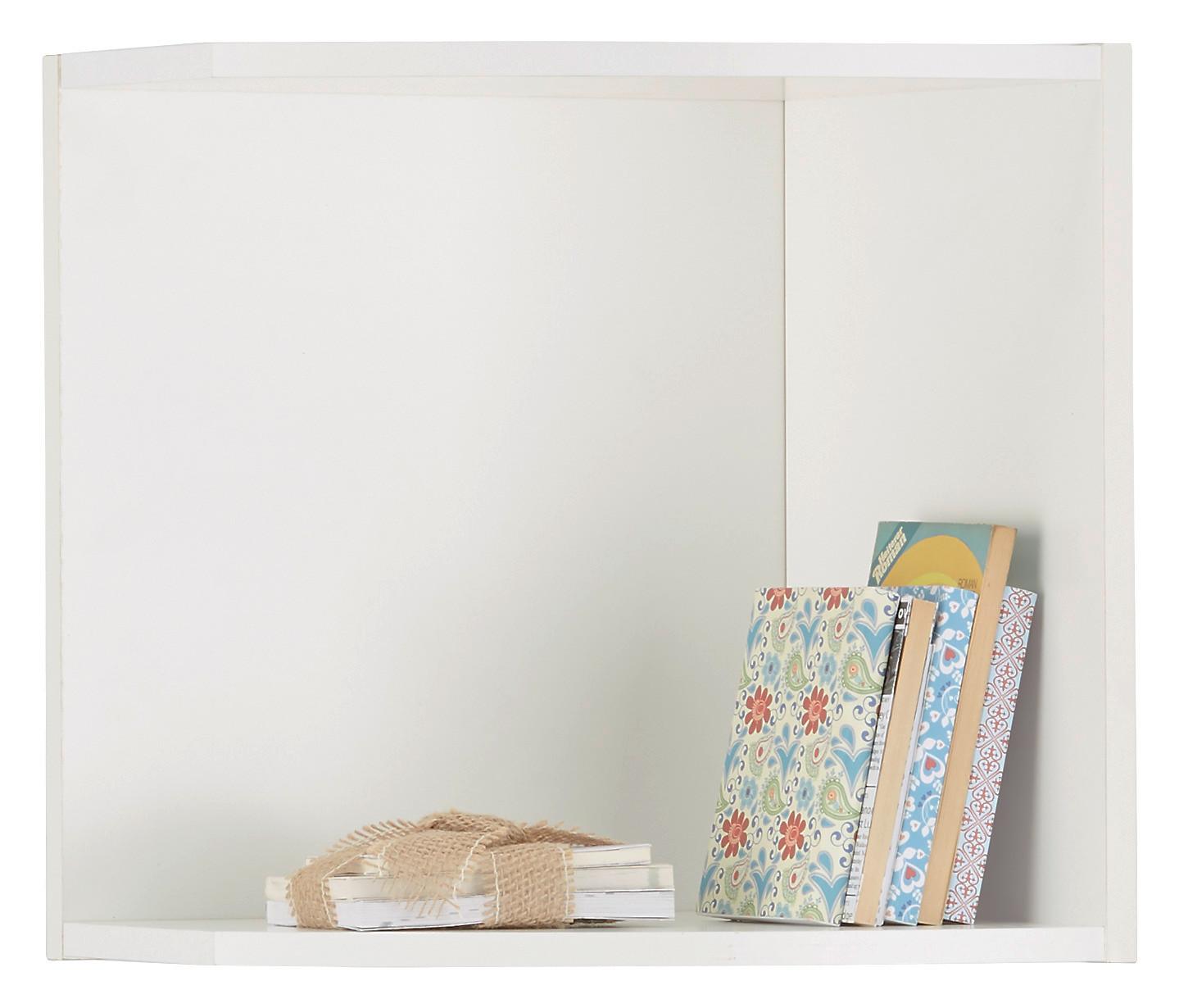Nástavec Na Skříň Mrk - bílá, Konvenční, kompozitní dřevo (30/40/38cm) - Modern Living