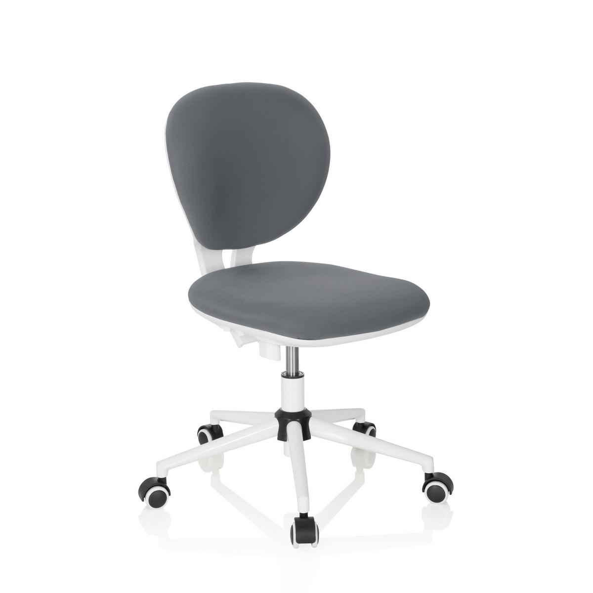 Jugenddrehstuhl Kid Vivo Stoff Grau - Grau, Basics, Kunststoff (43/82-95/56cm) - MID.YOU