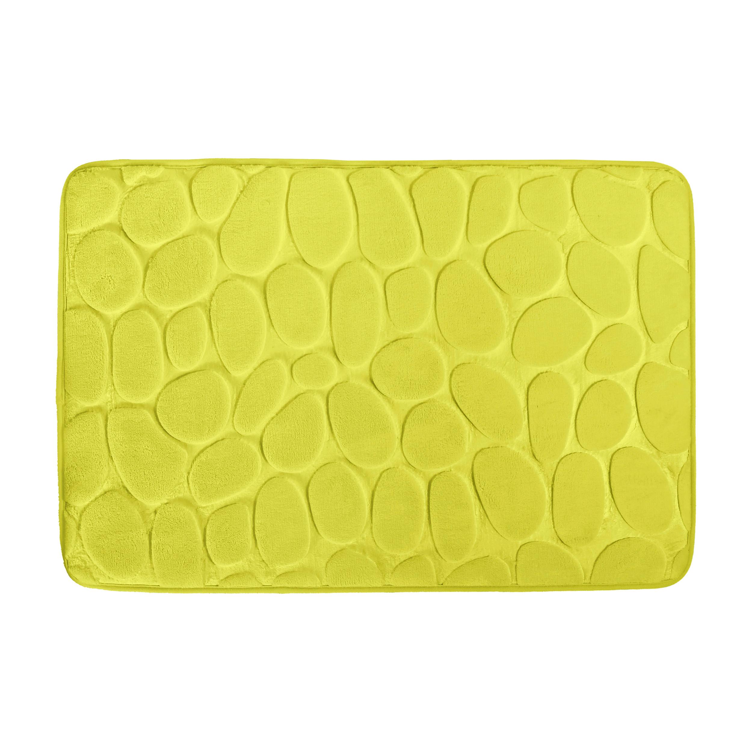 BADEMATTE GALETS LIMETTE - Limette, Basics, Textil (50/80cm) - MSV