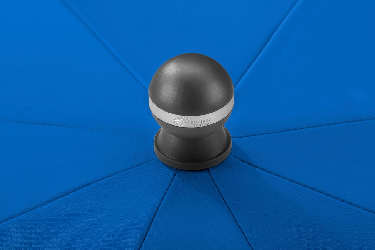 Sonnenschirm Locarno Bht: 120x240x180 Cm Royalblau - Royalblau/Silberfarben, Basics, Textil/Metall (120/240/180cm) - Schneider