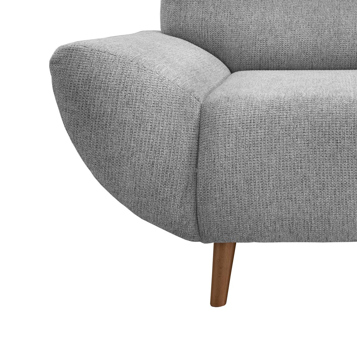 Sessel Drago Silberfarben B/h/t:111/81/90cm - Wildeiche/Silberfarben, MODERN, Holz/Textil (111/81/90cm) - MID.YOU