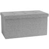 Sitzbox Boxas Hellgrau B: 76 cm - Hellgrau, Basics, Holzwerkstoff/Kunststoff (76/38/38cm) - MID.YOU