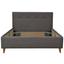 Polsterbett Bazz 180x200 Hellgrau - Schwarz/Grau, MODERN, Holz (186/97/213cm) Polsterbett Bazz 180x200 Hellgrau - Schwarz/Grau, MODERN, Holz (186/97/213cm)