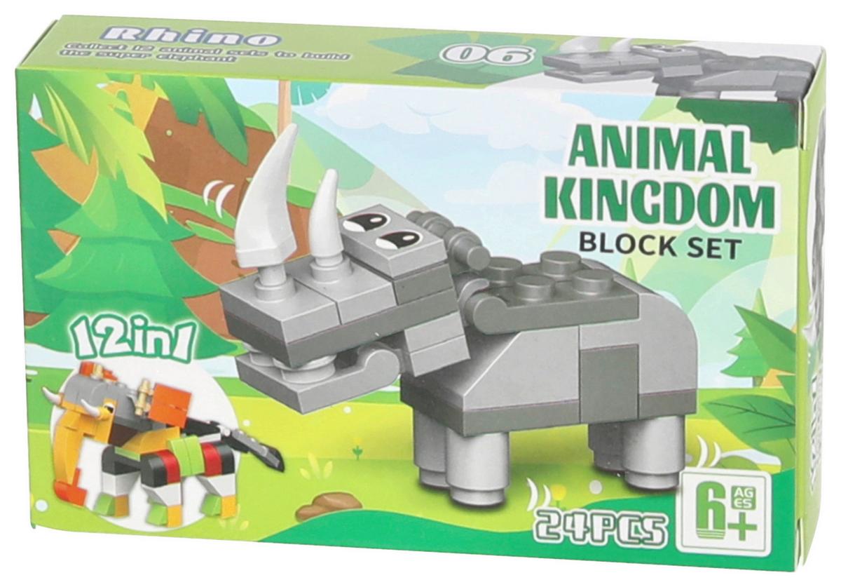 Bausteine Zootiere - Blau/Dunkelgrau, Basics, Kunststoff (12,5/7/3cm)