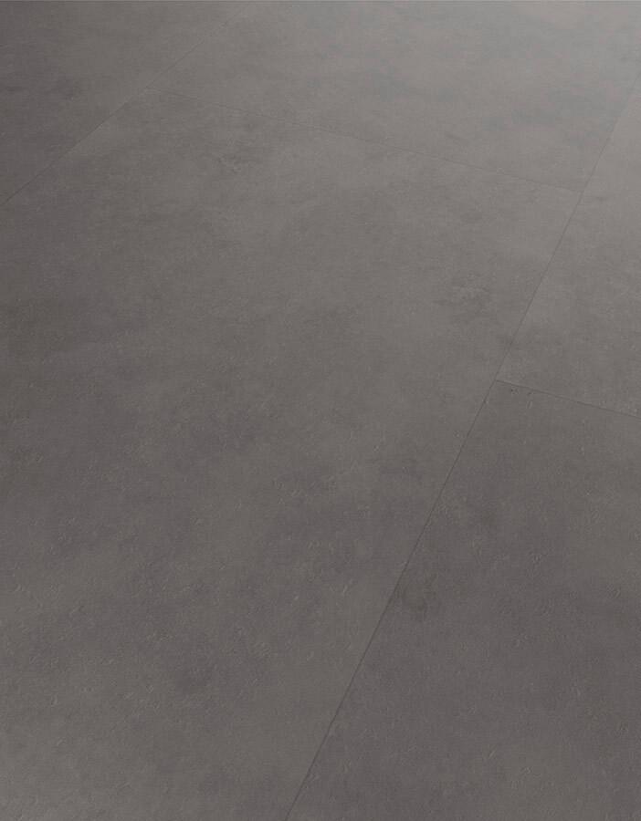 Designboden Fliesenoptik Grau Stärke 6,5mm - Grau, Basics, Kunststoff (93.5/46.5/0.65cm)