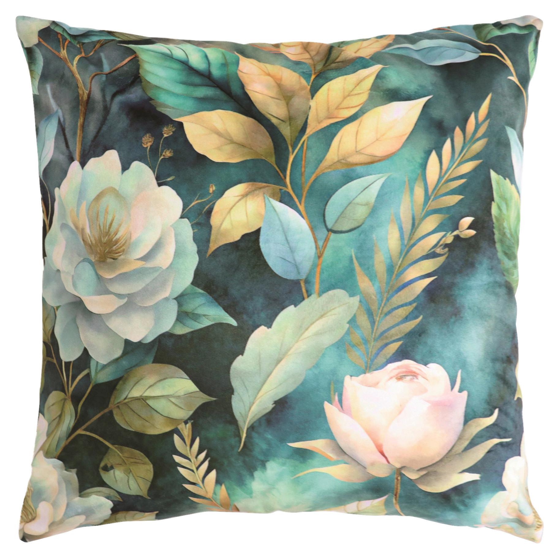 ZIERKISSEN LEANA - Multicolor, ROMANTIK / LANDHAUS, Textil (45/45cm) - James Wood