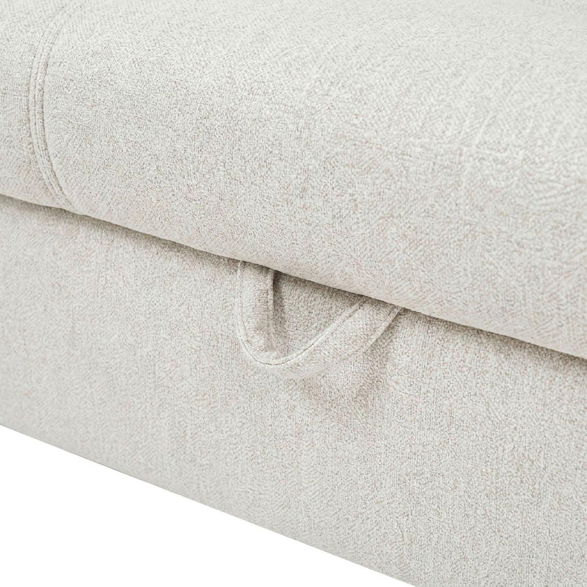 Sedacia súprava SIERRA, ľavá, béžová ženilka - čierna/béžová, Modern, kov/textil (230/364/181cm)