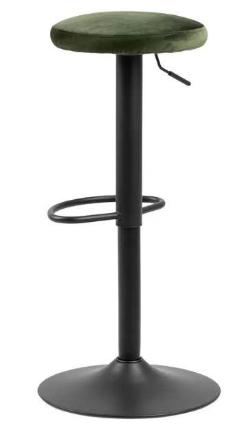 Fotografia produktu: Barová stolička FINCH Š: 40 CM TMAVOZELENÁ