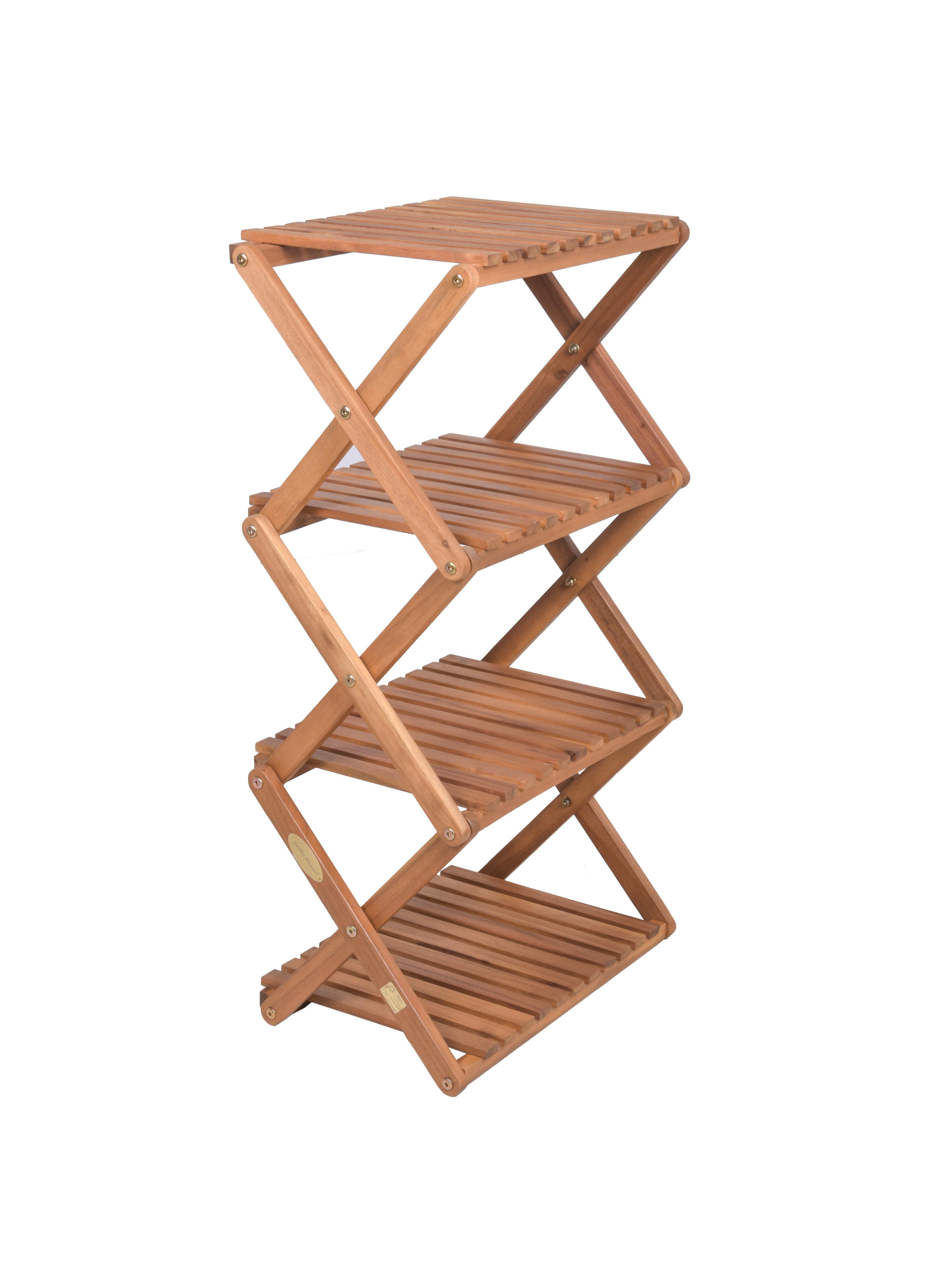 Gartenregal Tulsa - Braun, MODERN, Holz (30/87/47cm) - Gardenson