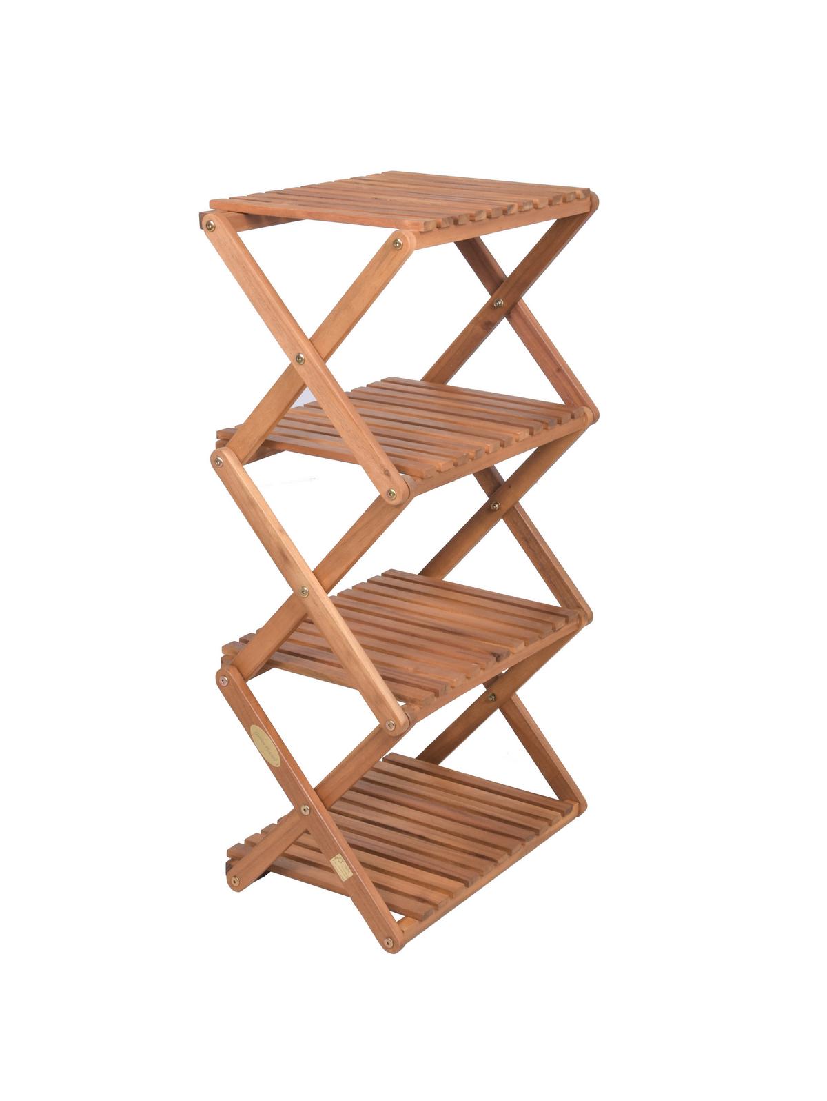 Gartenregal Tulsa - Braun, MODERN, Holz (30/87/47cm) - Gardenson