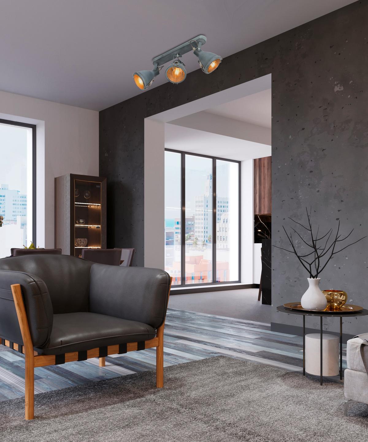 Strahler 93-71125 Crodo - Grau, Trend, Metall (54/11/19cm)