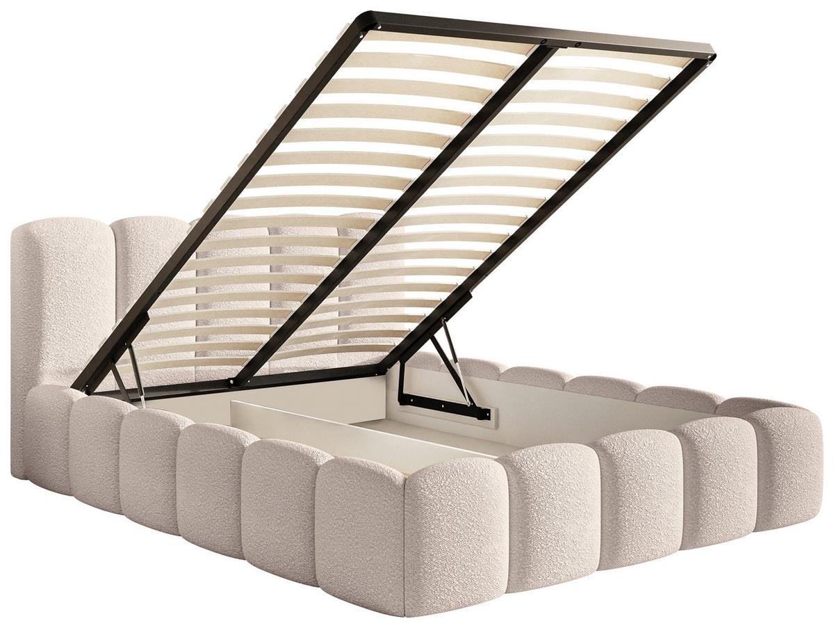 Polsterbett Artamide Grau Lf: 140x200 Cm - Grau, MODERN, Holz/Textil (140/200cm) - Livetastic